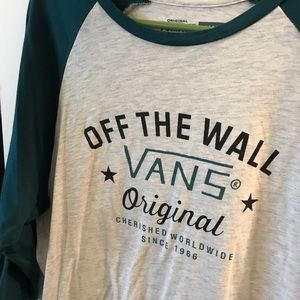 BUNDLE 2 for 1! Vans raglan tees, MEN’S LARGE